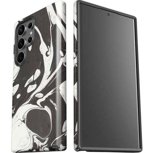 Marbleized Black Galaxy S23 Ultra Pro Case