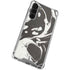 Marbleized Black Galaxy S24 FE Clear Case
