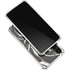 Marbleized Black Galaxy S24 FE Clear Case