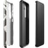 Marbleized Black Galaxy S25 Impact Case