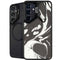 Marbleized Black Galaxy S25 Kickstand Case