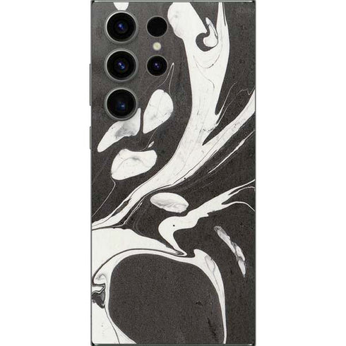 Marbleized Black Galaxy S24 Ultra Skin