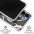 Marbleized Black Galaxy S25 Clear Case