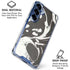 Marbleized Black Galaxy S25 Plus Clear Case