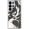 Marbleized Black Galaxy S25 Ultra Clear Case