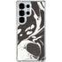 Marbleized Black Galaxy S25 Ultra Clear Case