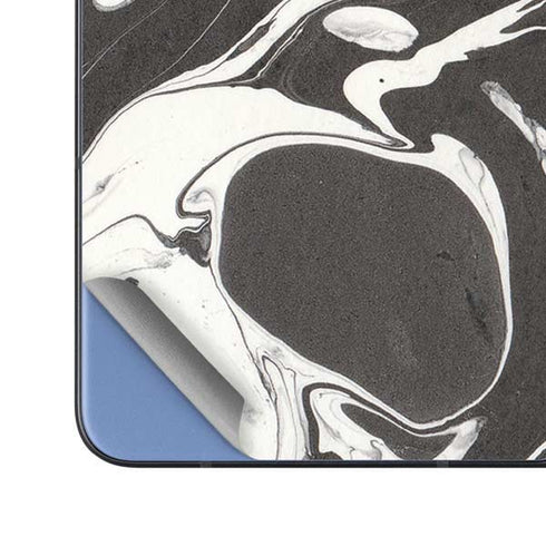 Marbleized Black Galaxy Z Fold5 5G Skin