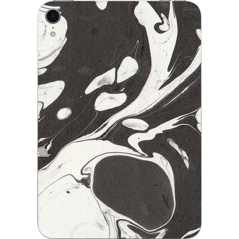 Marbleized Black Apple iPad Mini Skin