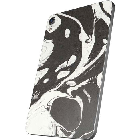 Marbleized Black Apple iPad Mini Skin