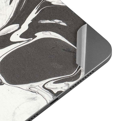 Marbleized Black Apple iPad Mini Skin