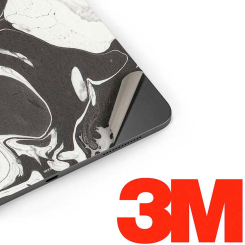 Marbleized Black Apple iPad Pro Skin