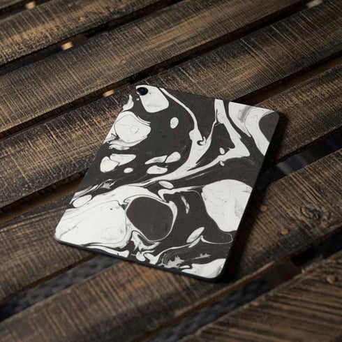 Marbleized Black Apple iPad Pro Skin