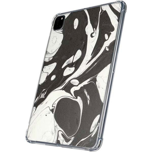 Marbleized Black iPad Pro 11in (2024) Clear Case