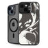 Marbleized Black iPhone 13 Kickstand Case