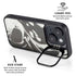 Marbleized Black iPhone 14 Kickstand Case