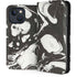 Marbleized Black iPhone 14 Plus Folio Case
