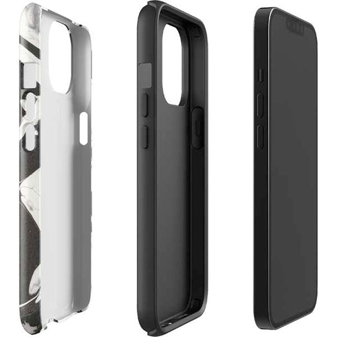 Marbleized Black iPhone 15 Impact Case