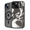 Marbleized Black iPhone 15 Kickstand Case