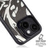 Marbleized Black iPhone 15 Kickstand Case
