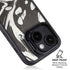 Marbleized Black iPhone 15 Plus Kickstand Case