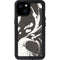 Marbleized Black iPhone 15 Plus Waterproof Case