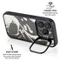Marbleized Black iPhone 15 Pro Max Kickstand Case