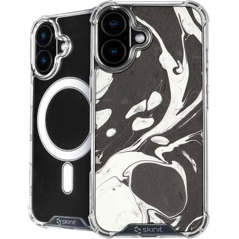 Marbleized Black iPhone 16 Plus MagSafe Case
