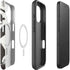 Marbleized Black iPhone 16 Plus Magsafe Impact Case