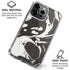 Marbleized Black iPhone 16 Pro Clear Case