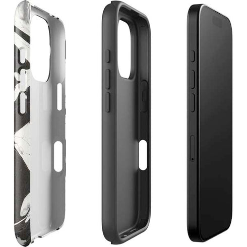 Marbleized Black iPhone 16 Pro Impact Case
