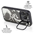 Marbleized Black iPhone 16 Pro Kickstand Case