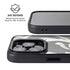 Marbleized Black iPhone 16 Pro Kickstand Case