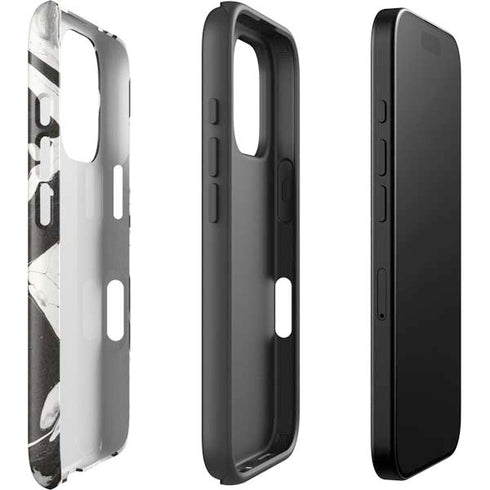 Marbleized Black iPhone 16 Pro Max Impact Case