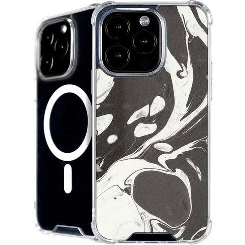 Marbleized Black iPhone Cases