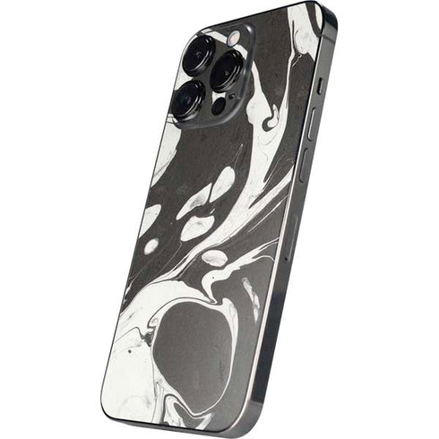 Marbleized Black iPhone 16 Pro Max Skin