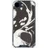 Marbleized Black iPhone 16e Clear Case