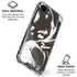 Marbleized Black iPhone 16e Clear Case