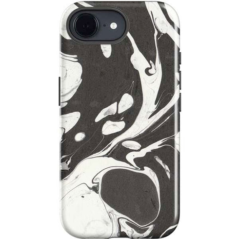 Marbleized Black iPhone 16e Impact Case