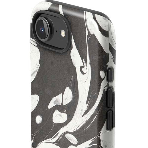 Marbleized Black iPhone 16e Impact Case