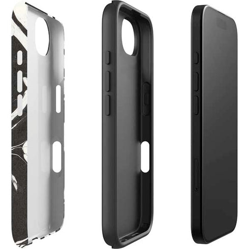 Marbleized Black iPhone 16e Impact Case