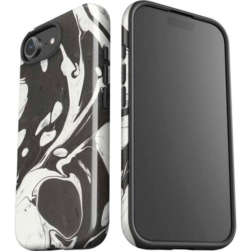 Marbleized Black iPhone 16e Impact Case
