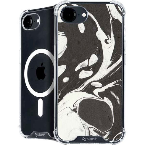Marbleized Black iPhone 16e MagSafe Case