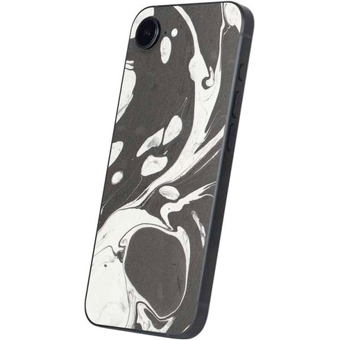 Marbleized Black iPhone 16e Skin