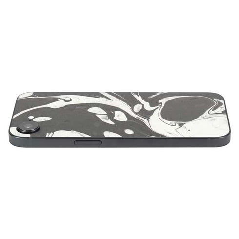 Marbleized Black iPhone 16e Skin