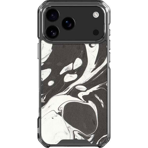 Marbleized Black iPhone 18 Pro Max Clear Case