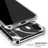 Marbleized Black iPhone X/XS Clear Case
