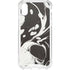 Marbleized Black iPhone XS Clear Case