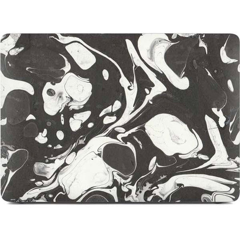 Marbleized Black Apple MacBook Air Skin