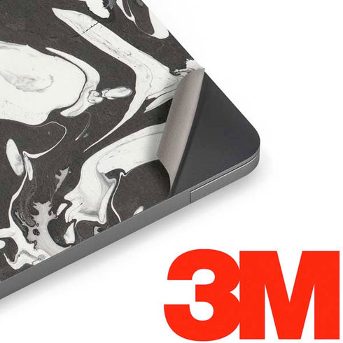 Marbleized Black Apple MacBook Air Skin