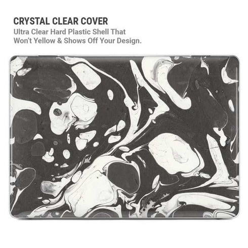 Marbleized Black MacBook Pro 14in (2021-24) Case plus Skin